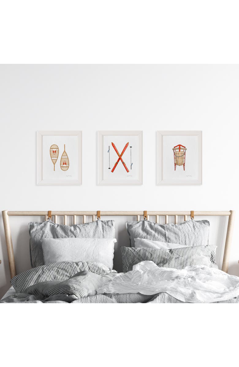 Ramus & Co Ski Framed Museum Quality 8" x 10" Art Print, Alternate, color, Multicolored