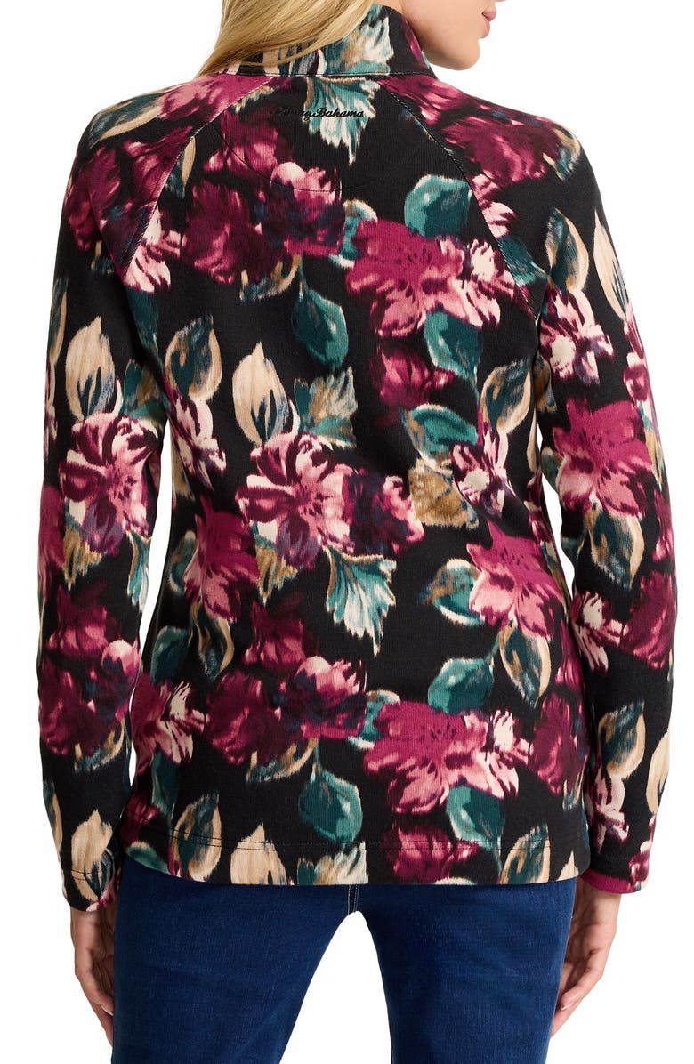 Tommy Bahama Aruba Jeweled Blooms Corduroy Jacket, Alternate, color, Black