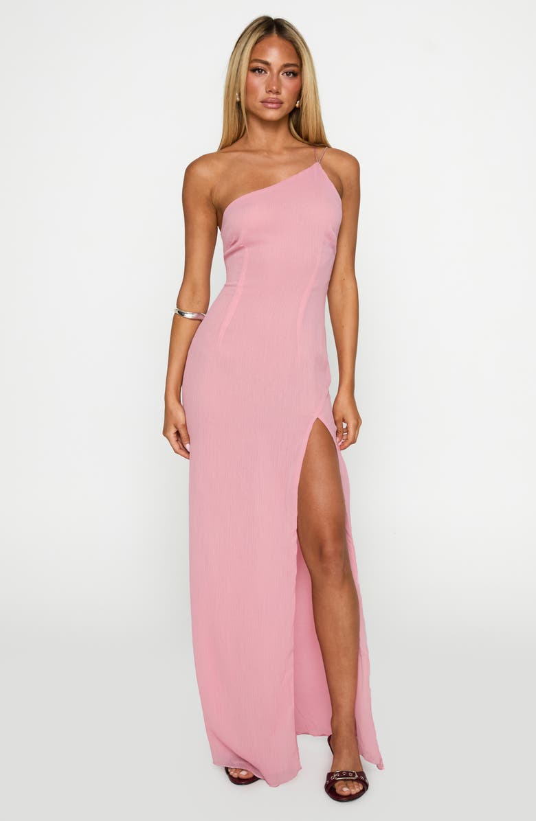 Princess Polly Kiss of Life Chiffon Gown, Alternate, color, Pink