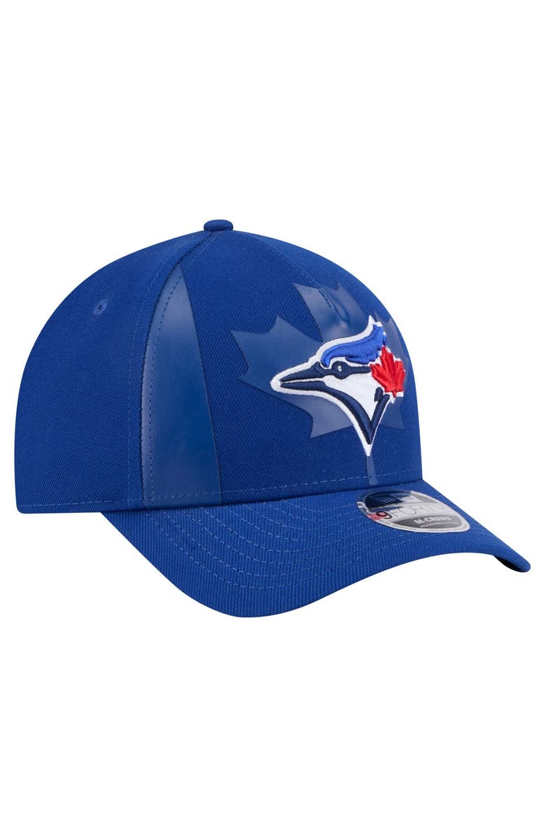 New Era Men's New Era Royal Toronto Blue Jays Canadian Flag 9FORTY M-Crown A-Frame Adjustable Hat, Alternate, color, 