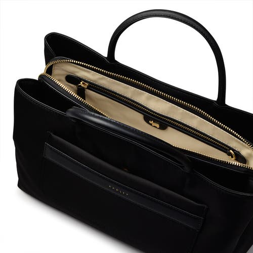 Radley London Holland Park Medium Ziptop Satchel Bag In Black