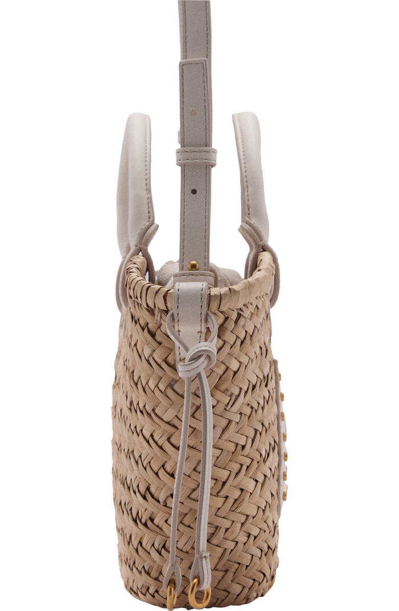 MANGO Small Double Handle Tote, Alternate, color,