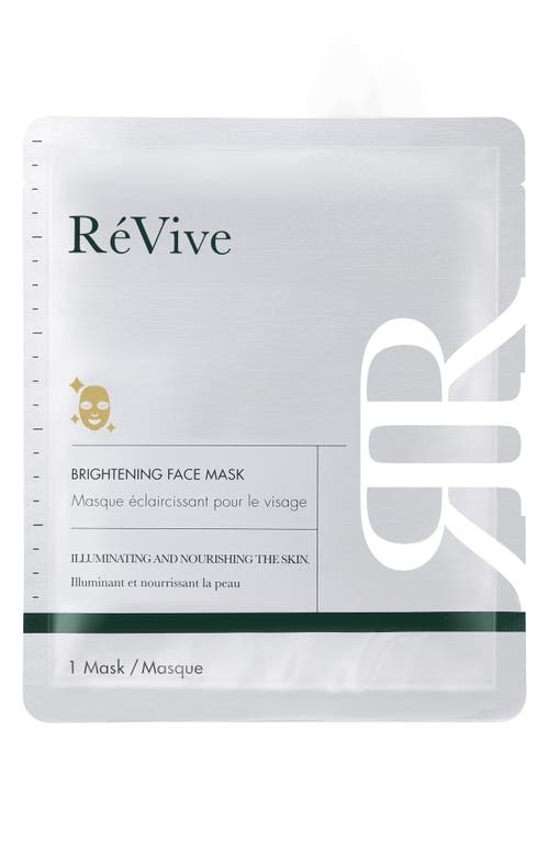 Revive Révive® 5-pack Brightening Face Masks In Transparent