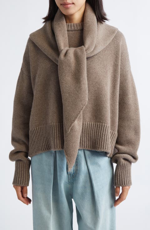 Queen's Guard Hooded Merino Wool & Cashmere Scarf