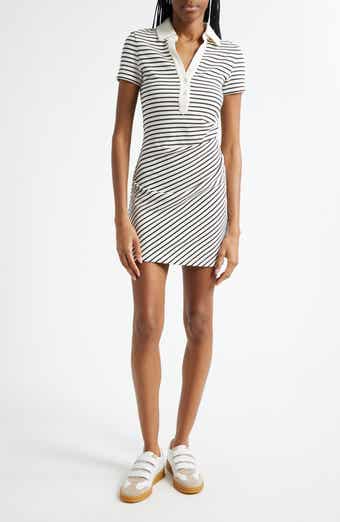 Veronica Beard Lanier Stripe Polo Dress