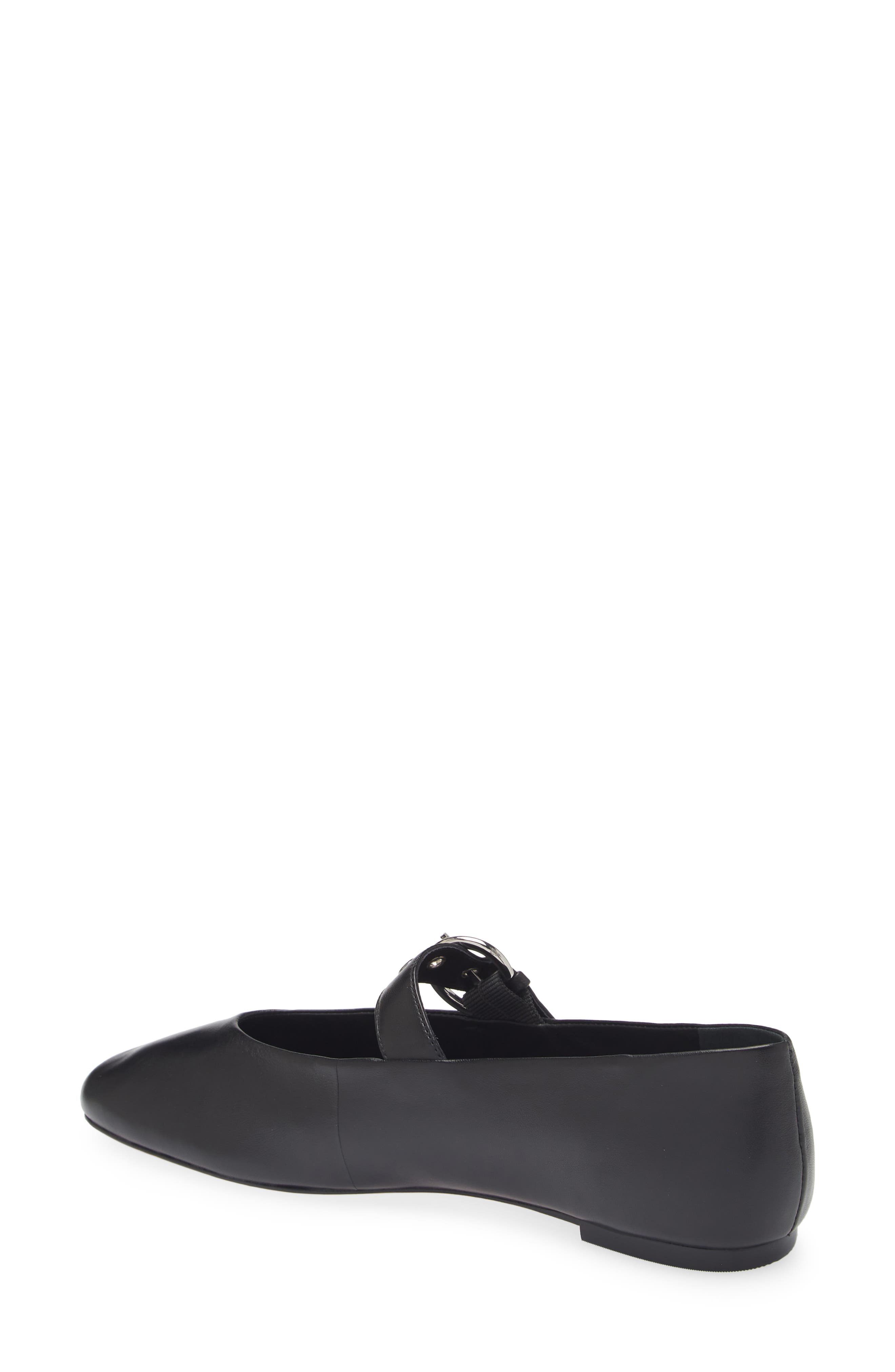 Reformation Bethany Ballet Flat, Alternate, color, Black