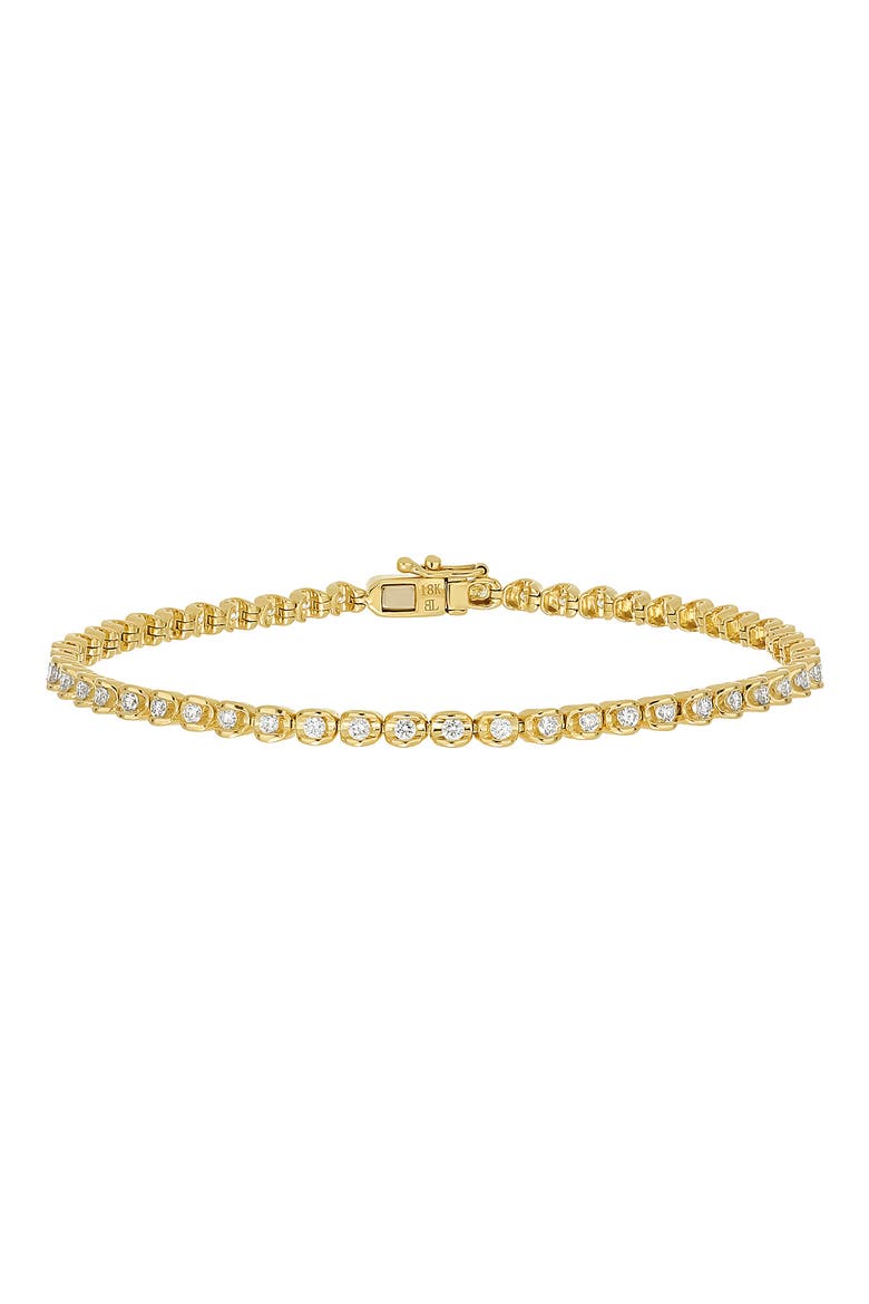 Audrey Diamond Tennis Bracelet (Nordstrom Exclusive), Main, color, 18K YELLOW GOLD