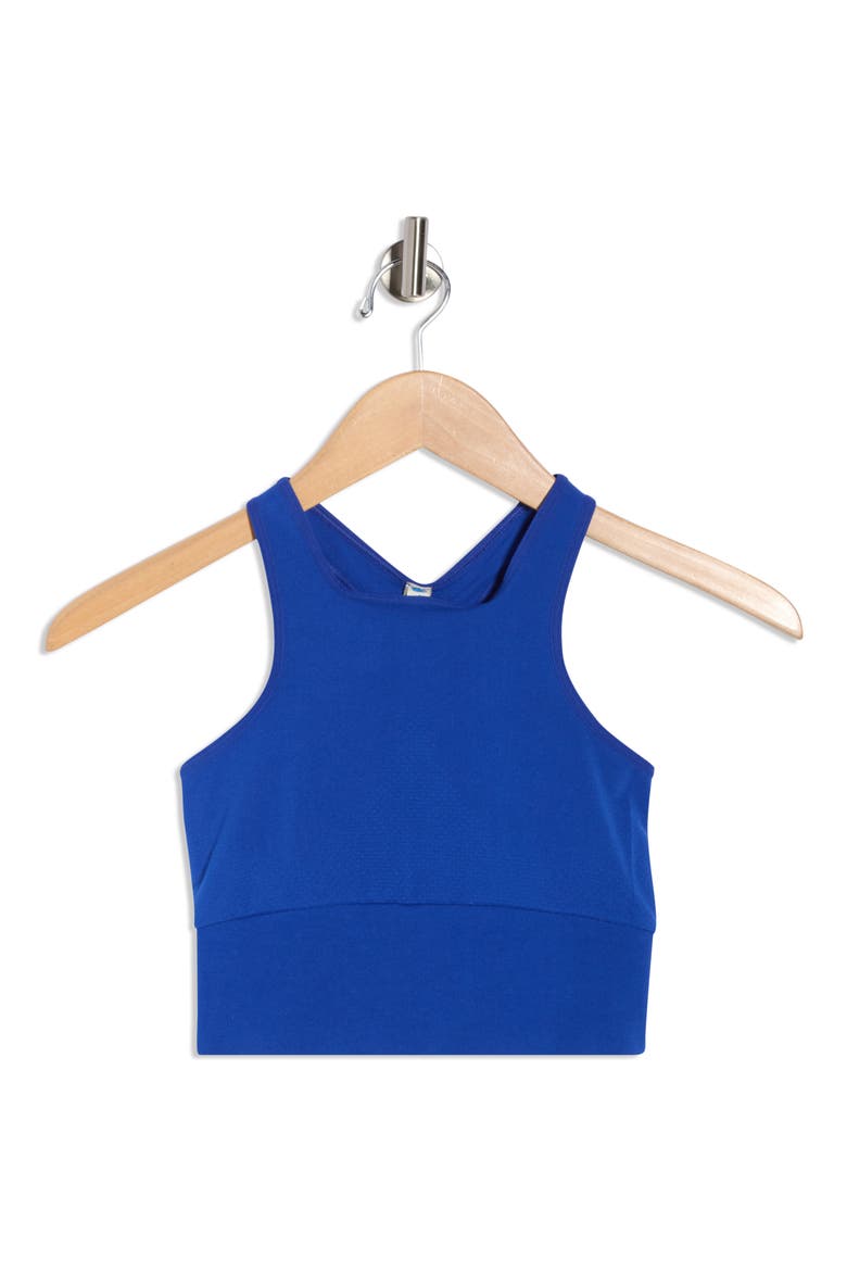Every Single Time Longline Sports Bra, Alternate, color, ELECTRIC SHOCK