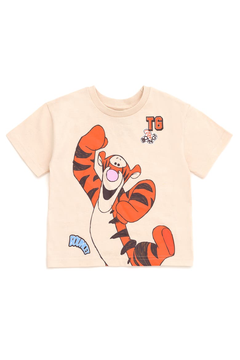 Winnie the Pooh 2-Piece Short Sleeve T-Shirt Set, Alternate, color, Pooh Tigger Blue Peach