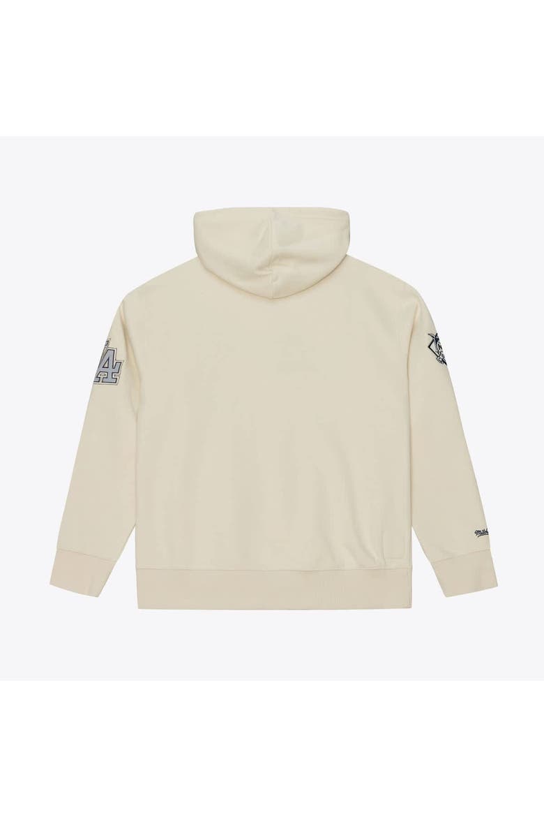 Men's Mitchell & Ness Cream Los Angeles Dodgers Yacht Rock Fleece Hoodie, Alternate, color, Cream