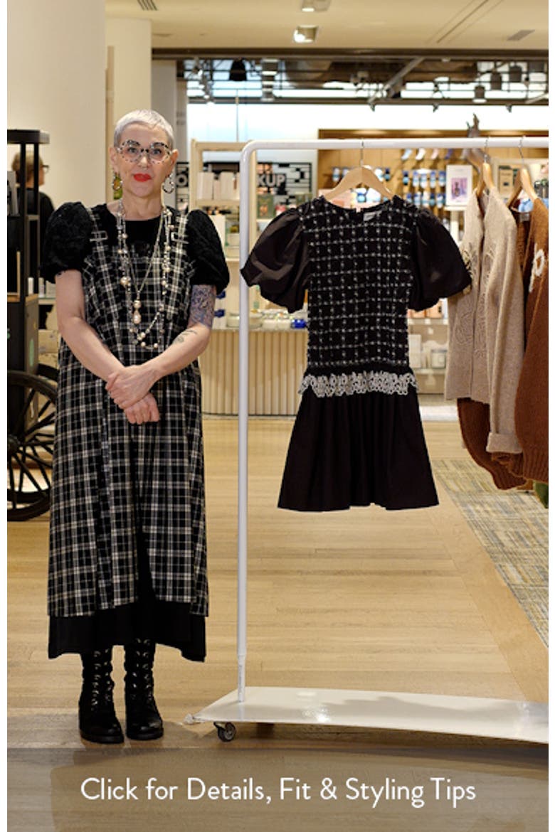 Audrey Smocked Puff Sleeve Organic Cotton Minidress video