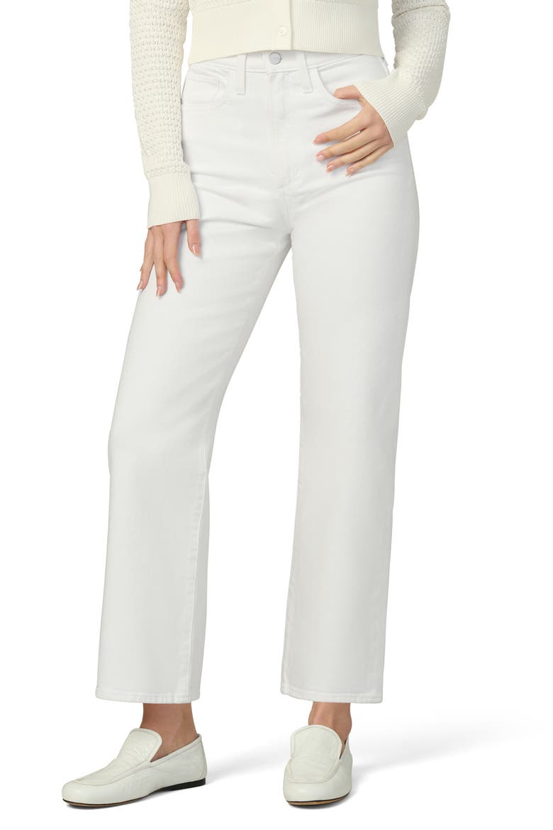 The Margo Crop Straight Leg Jeans, Alternate, color, WHITE
