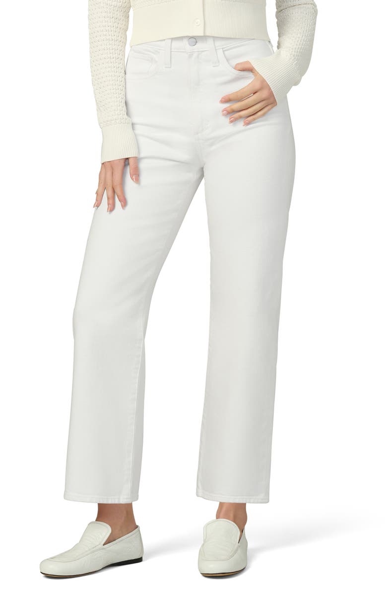 Joe's The Margo Crop Straight Leg Jeans, Alternate, color, White