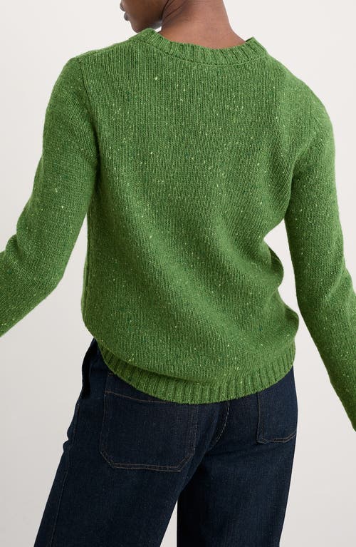Seasalt Cornwall Dawson Pick Merino Wool Blend Crewneck Sweater In Green
