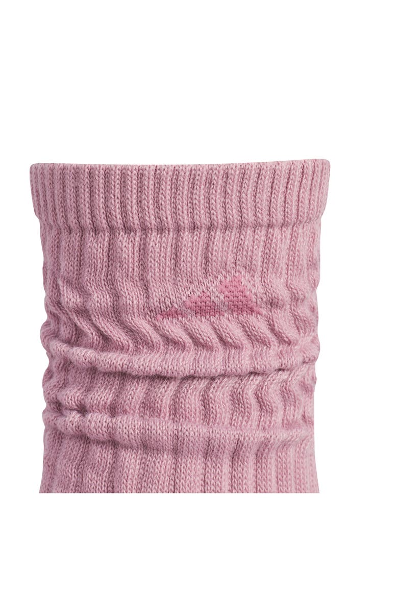3-Pack Athletic Scrunch Socks, Alternate, color, MAUVE PURPLE/ HEATHER/ GREEN