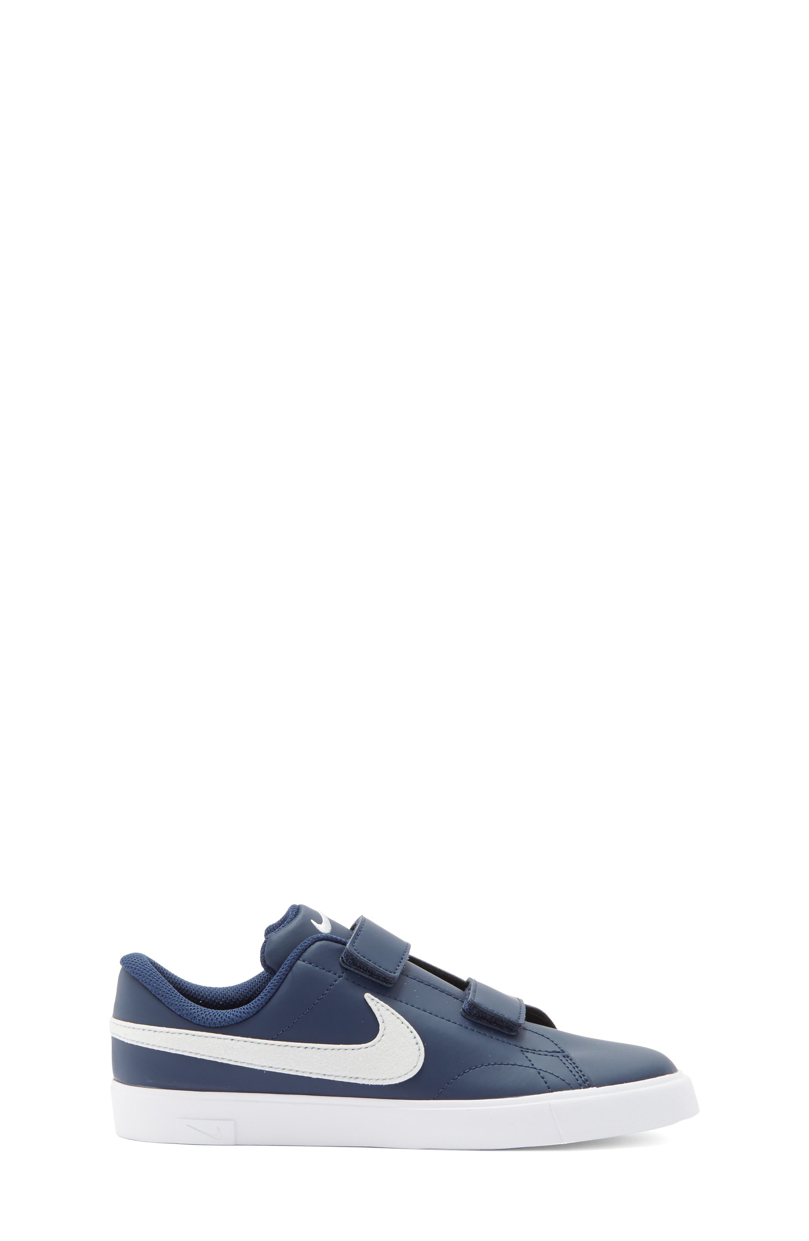 Kids' Tennis Essential Sneaker, Alternate, color, NAVY/ PURE PLATINUM/ WHITE