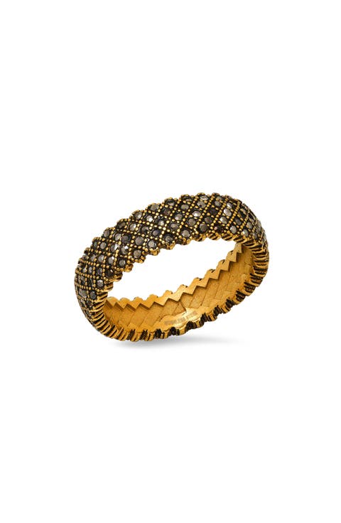 Men's Stainless Steel Stone Band Ring