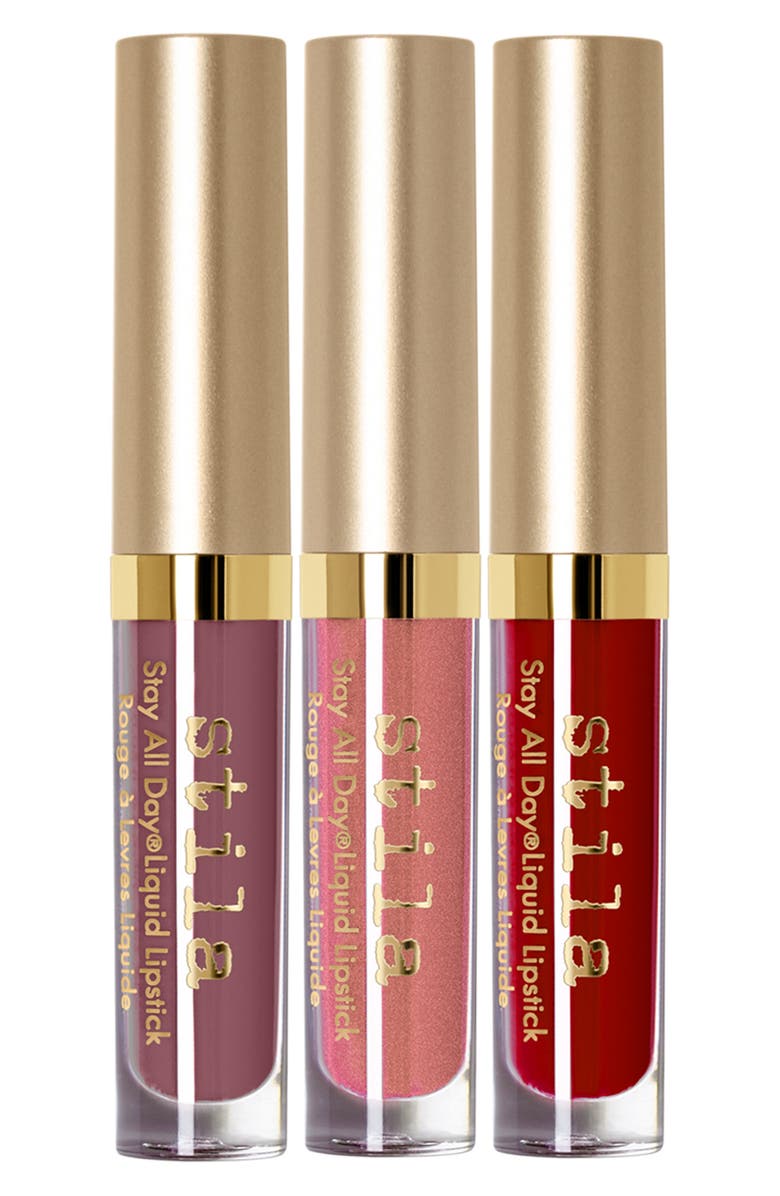 Stila Little Treastures Stay All Day<sup>®</sup> Liquid Lipstick Set USD $36 Value, Alternate, color,