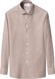 Eton Slim Fit Bengal Stripe Dress Shirt