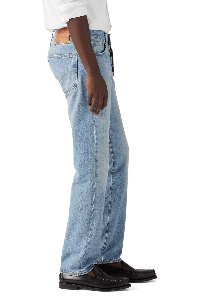 Levi's<sup>®</sup> 501<sup>®</sup> '54 Original Fit Straight Leg Jeans, Alternate, color, 1954 Bright Light