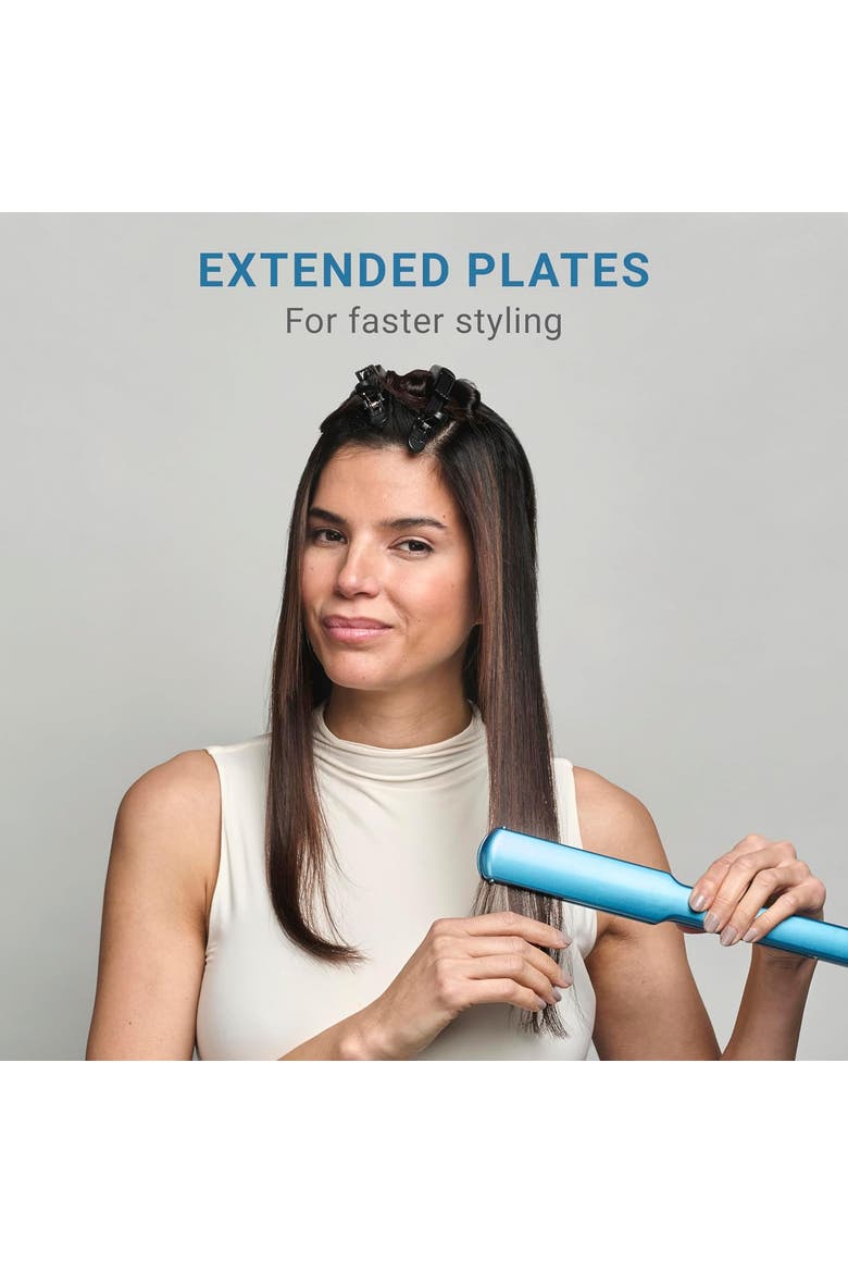 Nano Titanium 1½" Ultra-Thin Flat Iron, Alternate, color, Blue