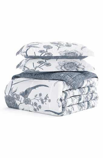 HOMESPUN HOME SPUN Premium Down Alternative Molly Botanicals Reversible Comforter Set