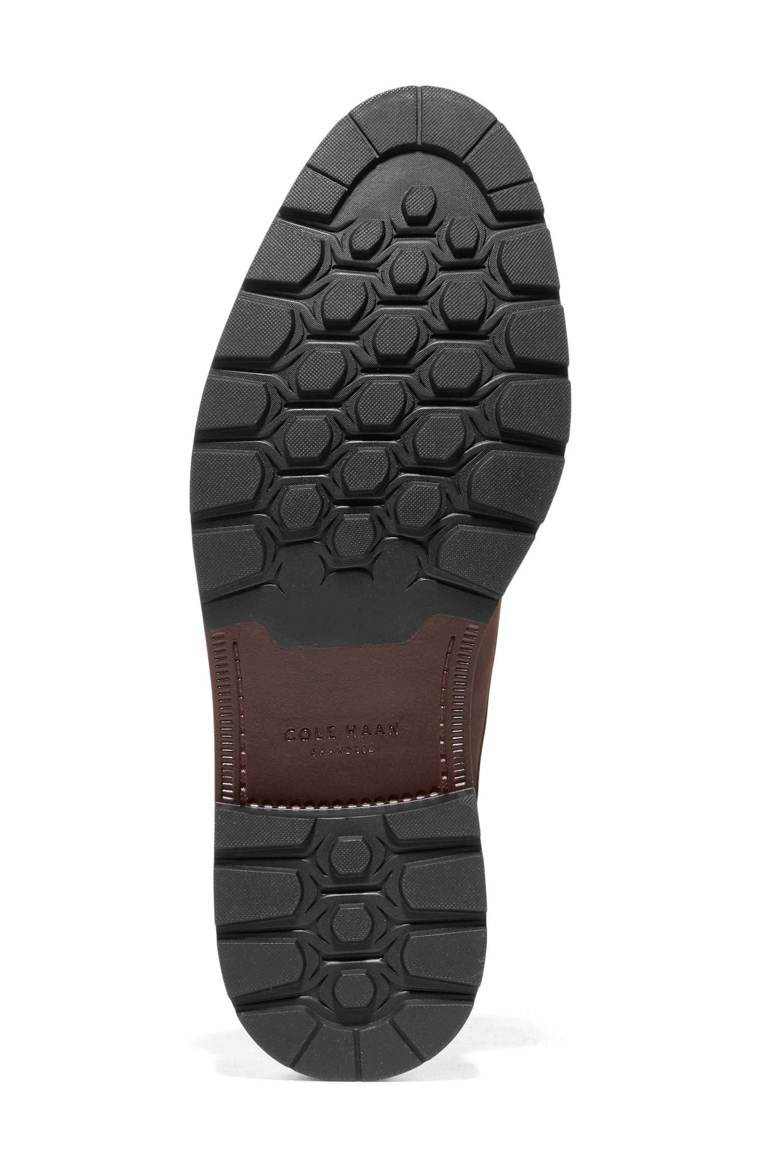 Cole Haan Chamberlin Grand Plain Toe Derby, Alternate, color, Dark Chocolate Nubuck / Black