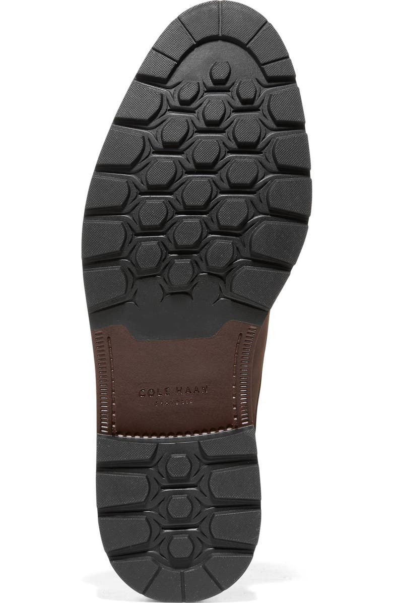 Cole Haan Chamberlin Grand Plain Toe Derby, Alternate, color, Dark Chocolate Nubuck / Black