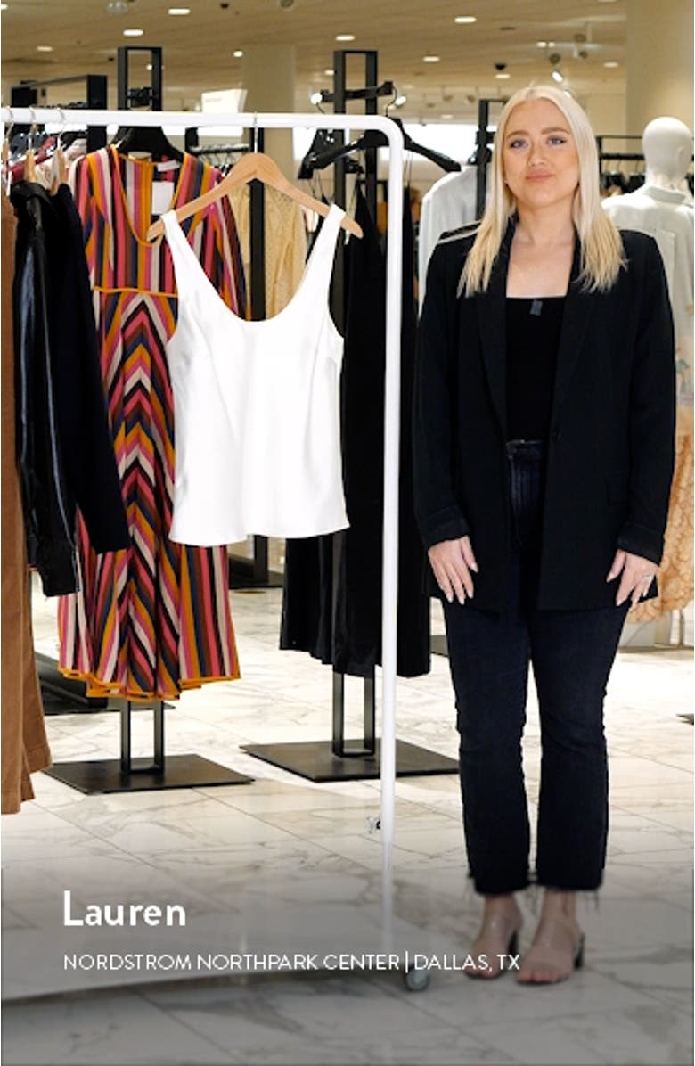 Scoop Neck Satin Tank, sales video thumbnail