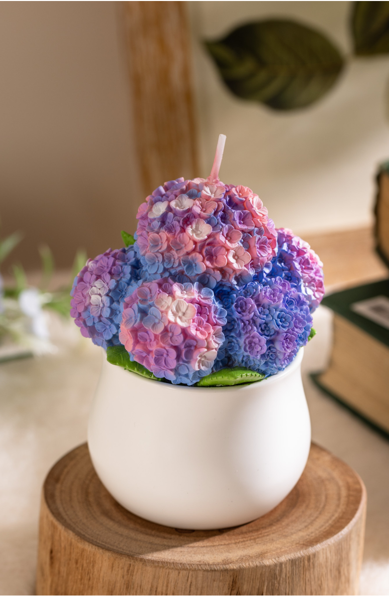 Southlake gifts Hydrangea Flower Candle, Alternate, color, Violet