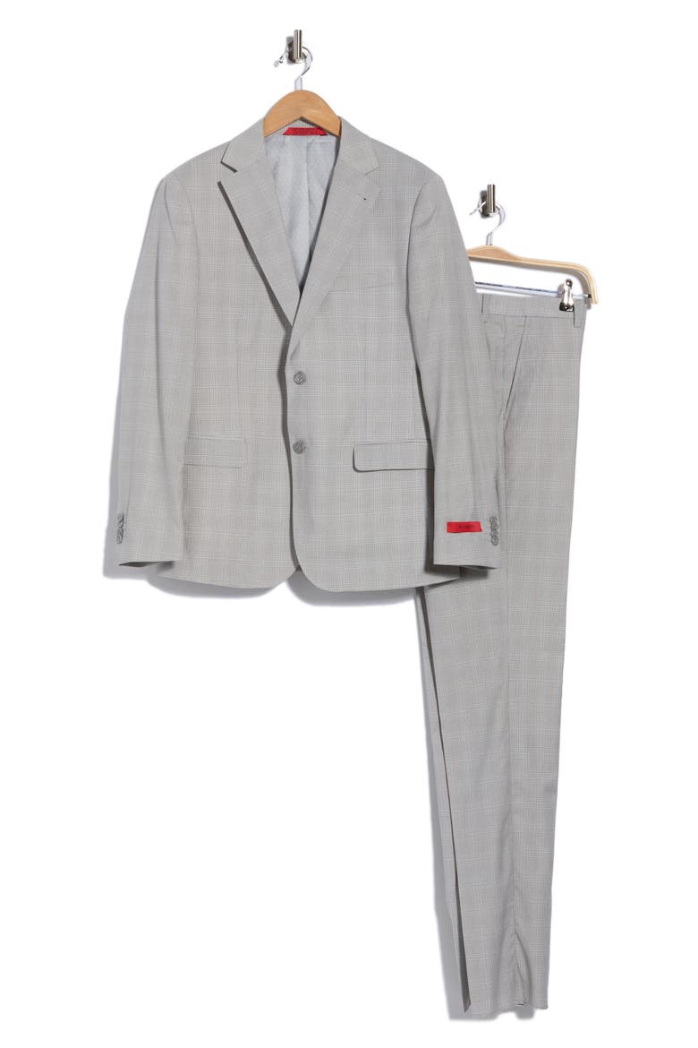 Trim Fit Suit, Main, color, TAN