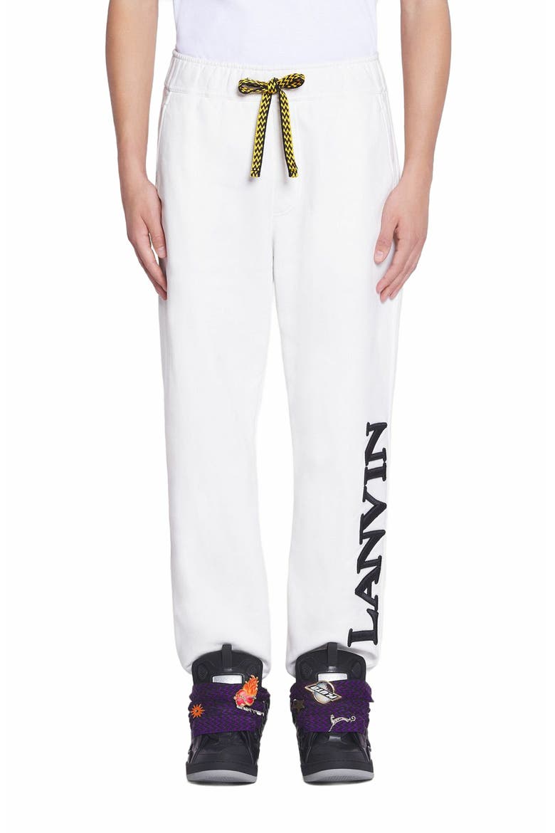 X FUTURE UNISEX LOGO JOGGING PANTS, Alternate, color, WHITE MUSTANG