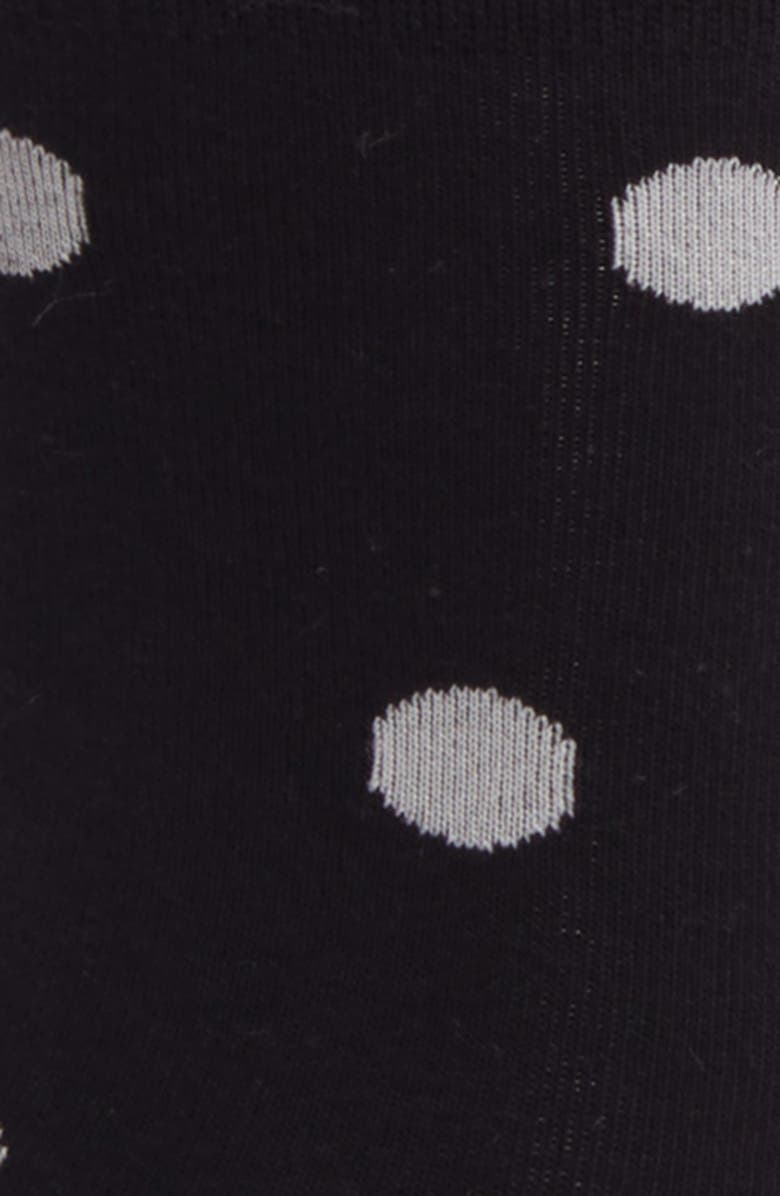 Casa Clara Polka Dot Cotton Crew Socks, Alternate, color,