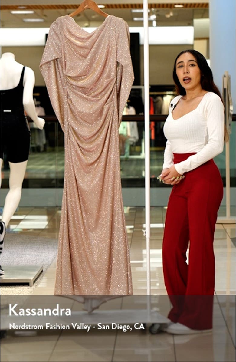 Cape Sleeve Trumpet Gown, sales video thumbnail