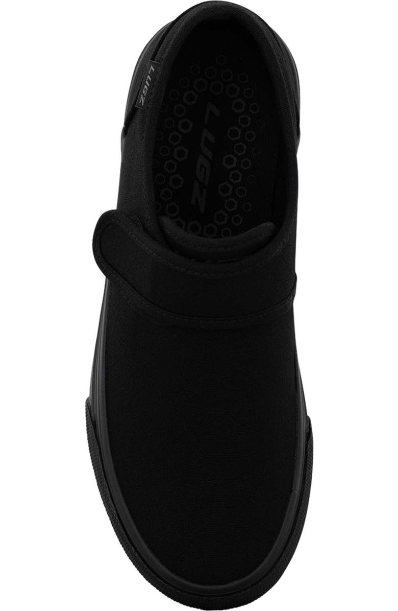 LUGZ Clipper Strap Slip-On Sneaker, Alternate, color, Black