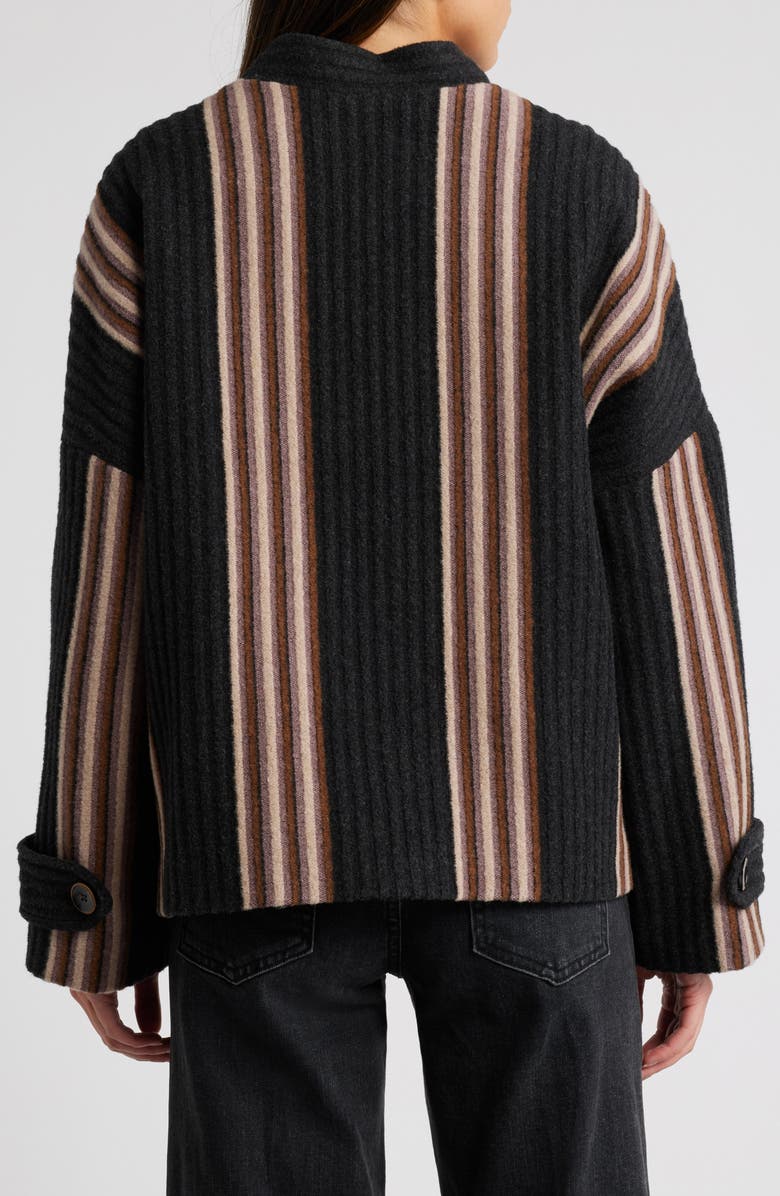 SESSÙN Yaletown Rib Wool Blend Jacket, Alternate, color, 