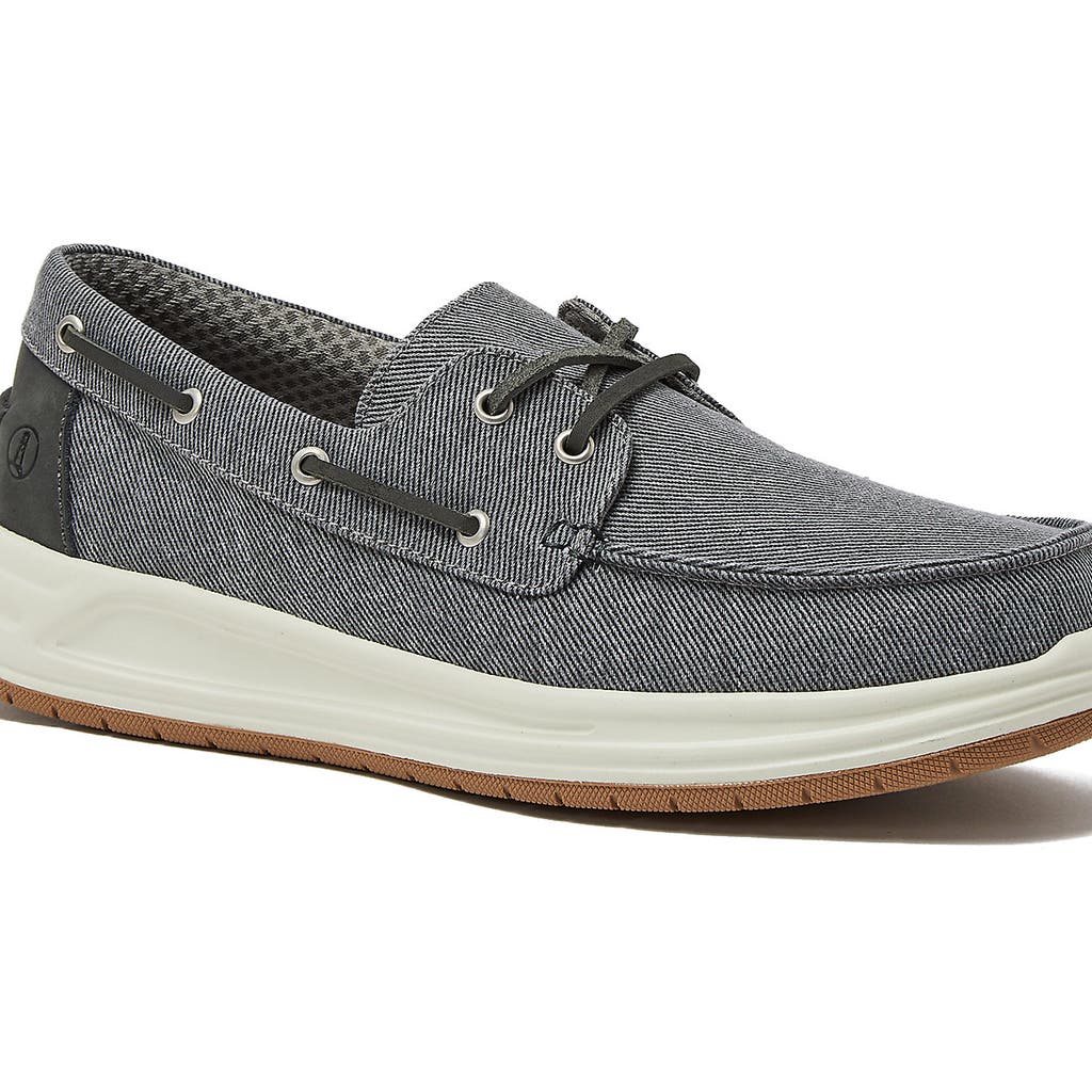 Lands' End Comfort Slip On Boat Shoes In Gray