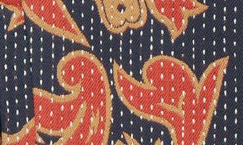 Valentino Garavani Crop Paisley Jacket In Indigo