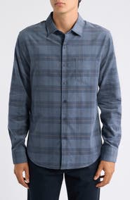 Vince Hamilton Plaid Corduroy Shirt