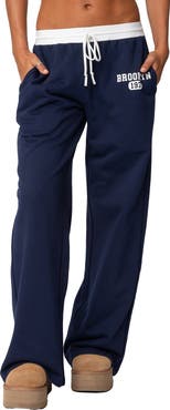 EDIKTED Brookie Cotton Graphic Sweatpants