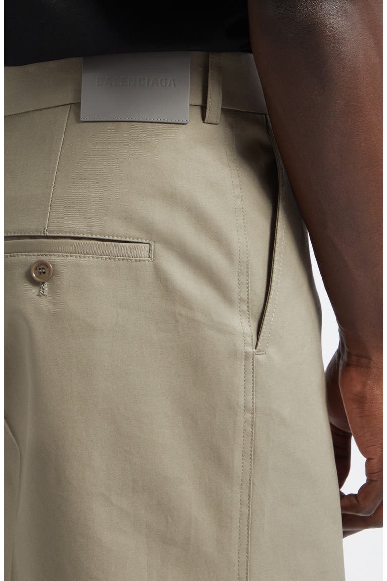 Oversize Cotton Twill Chinos, Alternate, color, BEIGE