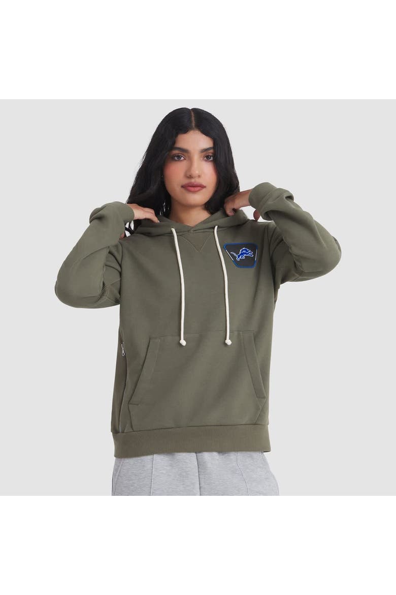 Women's Nike Olive Detroit Lions 2025 Salute to Service Sideline Standard Issue Dri-FIT Hoodie, Main, color, Olive