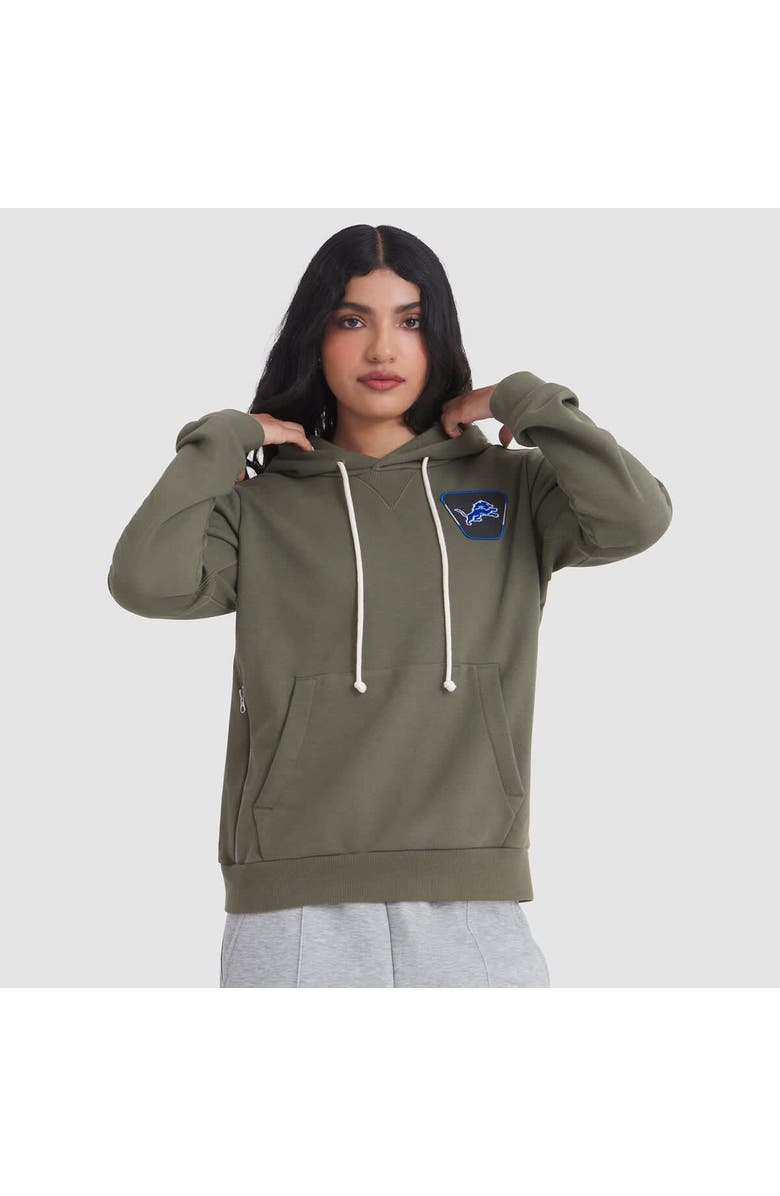Nike Women's Nike Olive Detroit Lions 2025 Salute to Service Sideline Standard Issue Dri-FIT Hoodie, Main, color, Olive