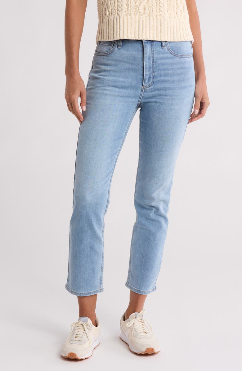 rag & bone Fern High Waist Slim Fit Jeans, Main, color, Light Wash