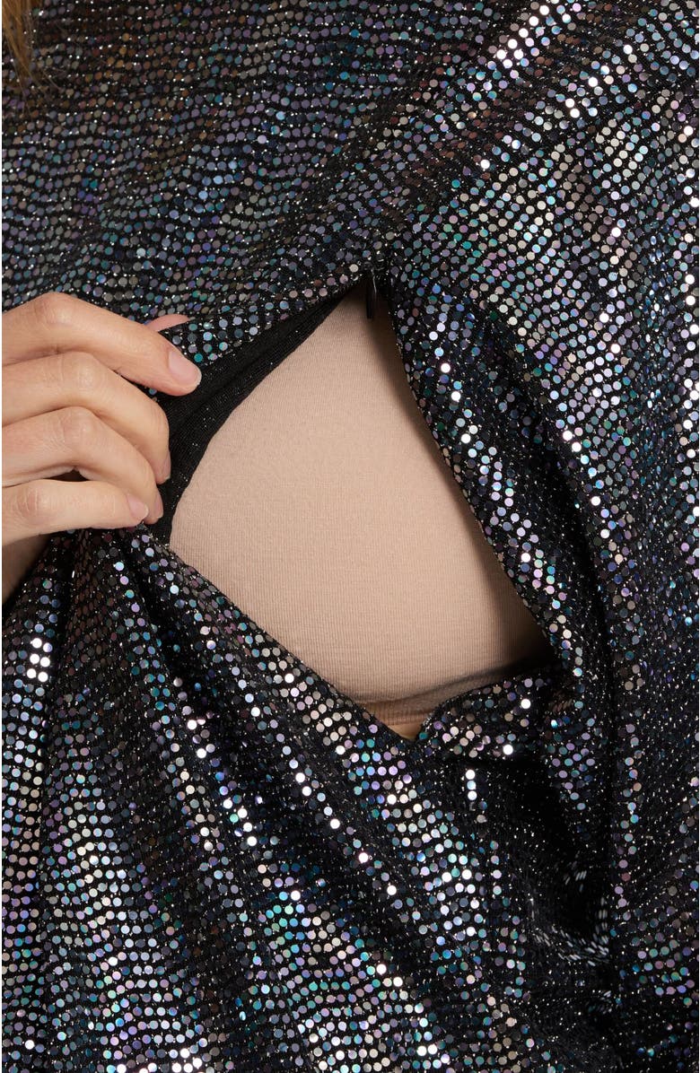 Cache Coeur Coco Maternity and Nursing Top, Alternate, color, 