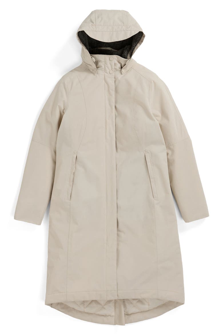 Janelle Waterproof Coat, Alternate, color, ARAN