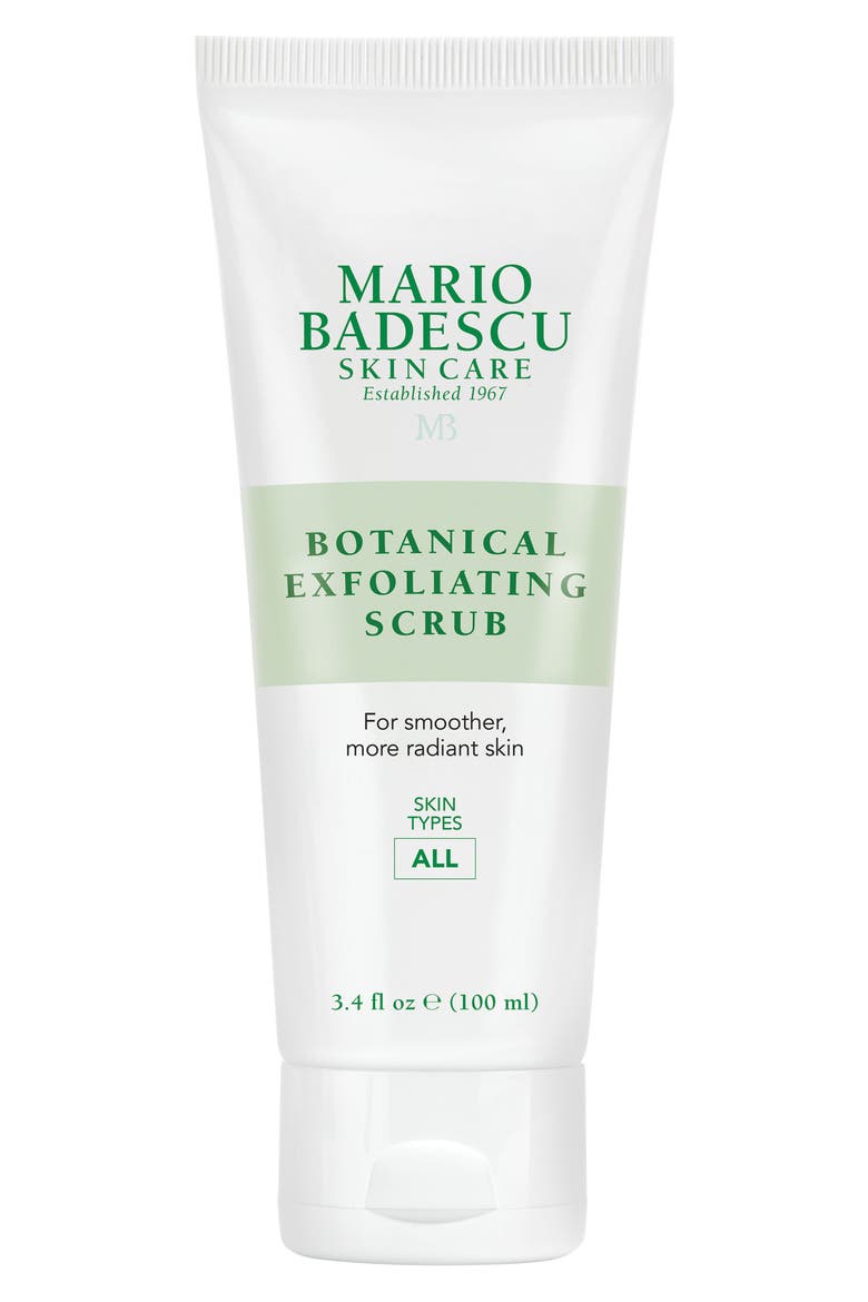 Botanical Exfoliating Scrub, Main, color, NO COLOR