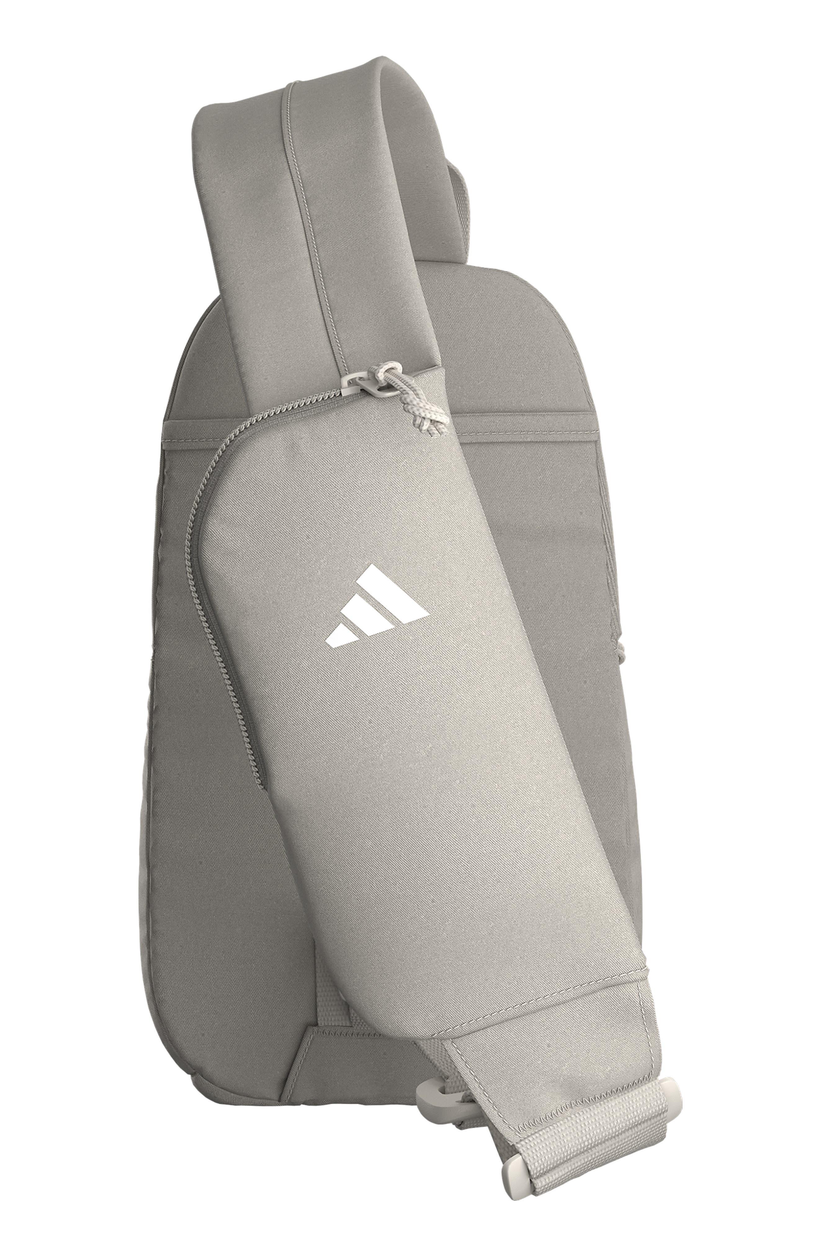 adidas Essentials 3 Sling Crossbody Bag, Main, color, Wonder Alumina Grey