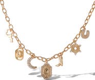 Jessica Simpson Starburst Charm Necklace