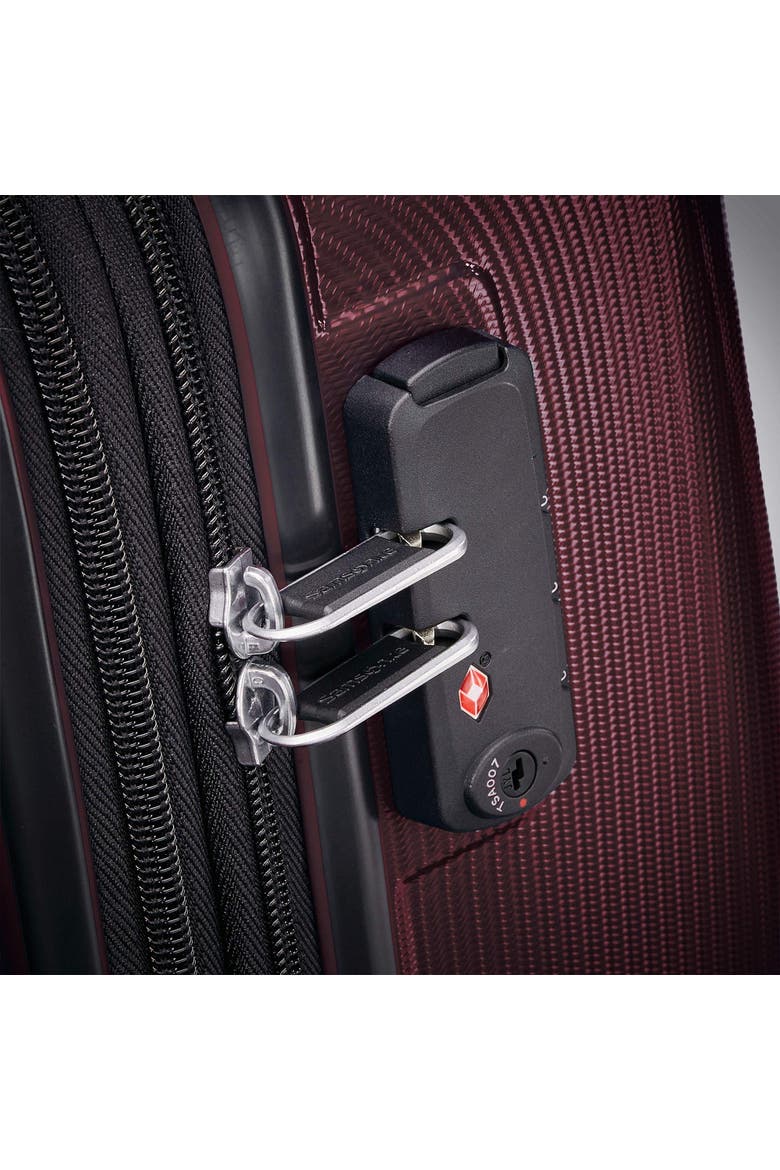 Winfield 3 DLX 20" Carry On Spinner Luggage, Alternate, color, Burgundy